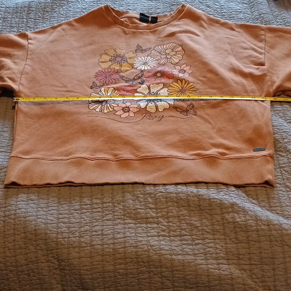 Roxy Brown Sweatshirt with Floral Print - Picture 6 of 6
